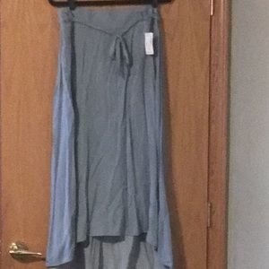 NWT Dress Barn High Low Skirt XL
